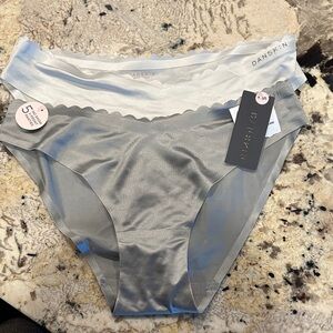 Danskin Women's Gray and White 2 pack Panties Set